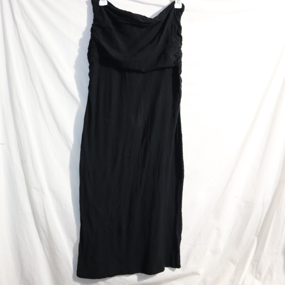 James Perse Tube Top Sleeveless Black Dress Size 3 USA Large - Picture 6 of 13